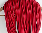 Kawaii Infinity Scarf 13 - Shimmering Red Scarf
