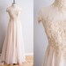 NEW LISTING Vintage Lace Illusion Neck 1970s wedding Gown Neiman Marcus