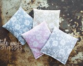 Cornhole Bags - Full Set (8 bags) // Lace Pattern