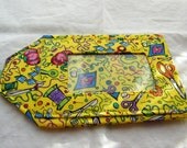 Sewing Custom Fabric Handmade Luggage Tag Thread Spools ID Cruise Travel Accessory Card Holder Fashion Designer Scissors