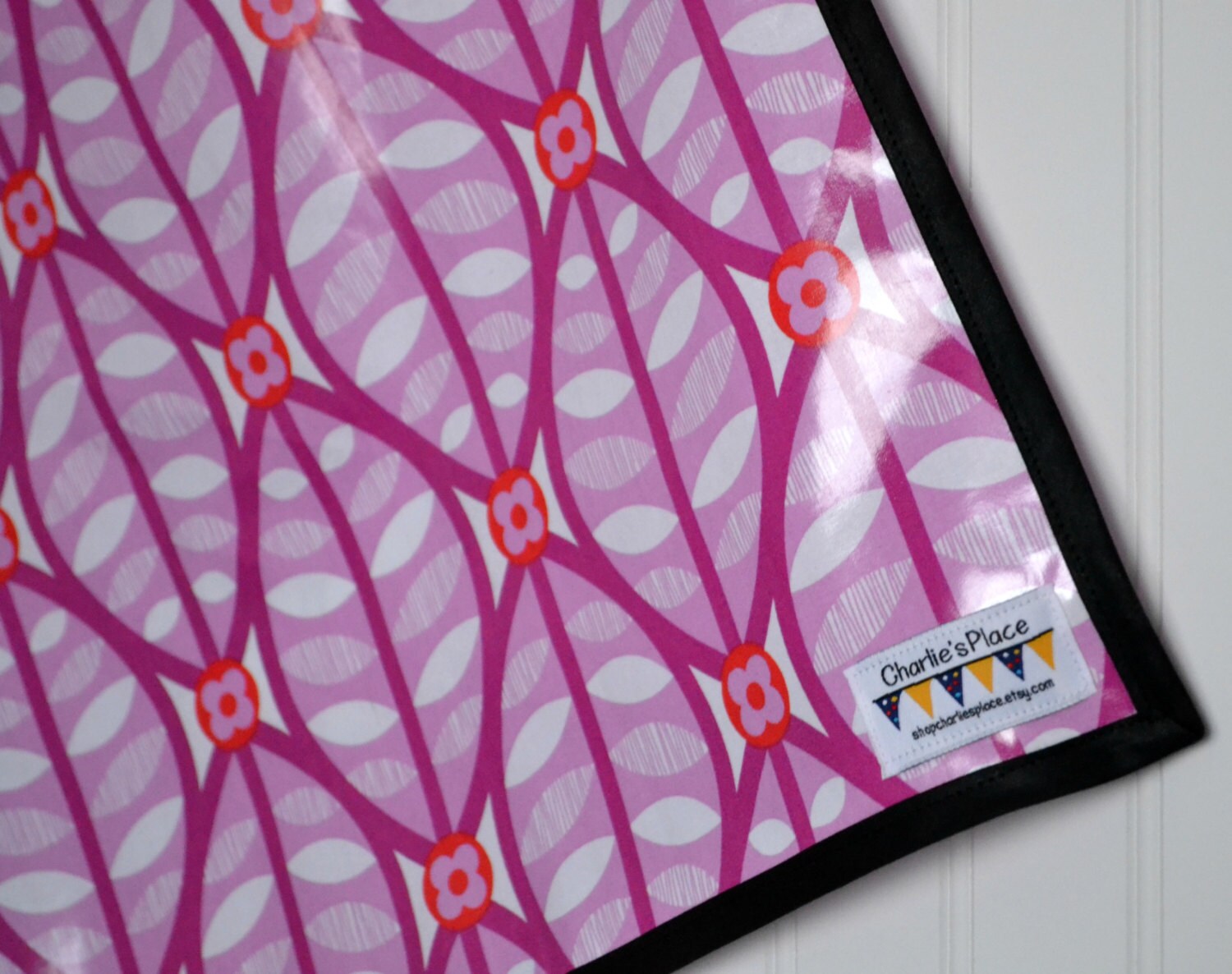Wipeable Child Apron - modern art apron