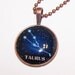Zodiac, Constellation, Necklace, Pendant, MADE TO ORDER, Twelve, Signs, Copper, Silver