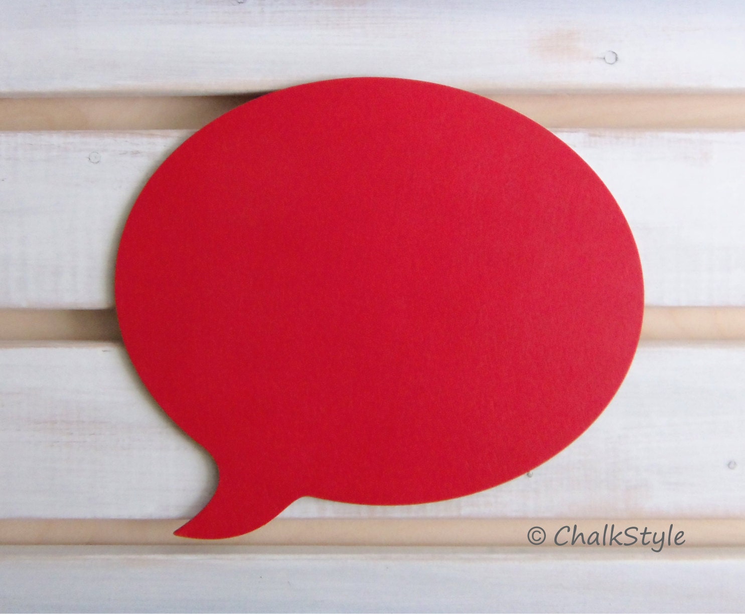 Red Chalkboard Speech Bubble -- Oval Chalk Board for Weddings or Engagement Photo Props Pregnancy Maternity Props Chalk Board