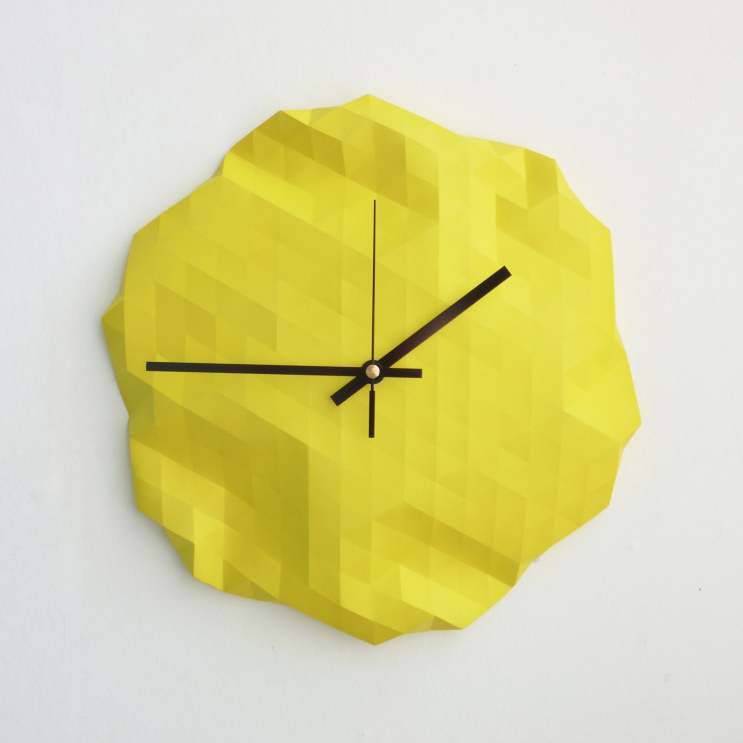 Faceted Wall Clock