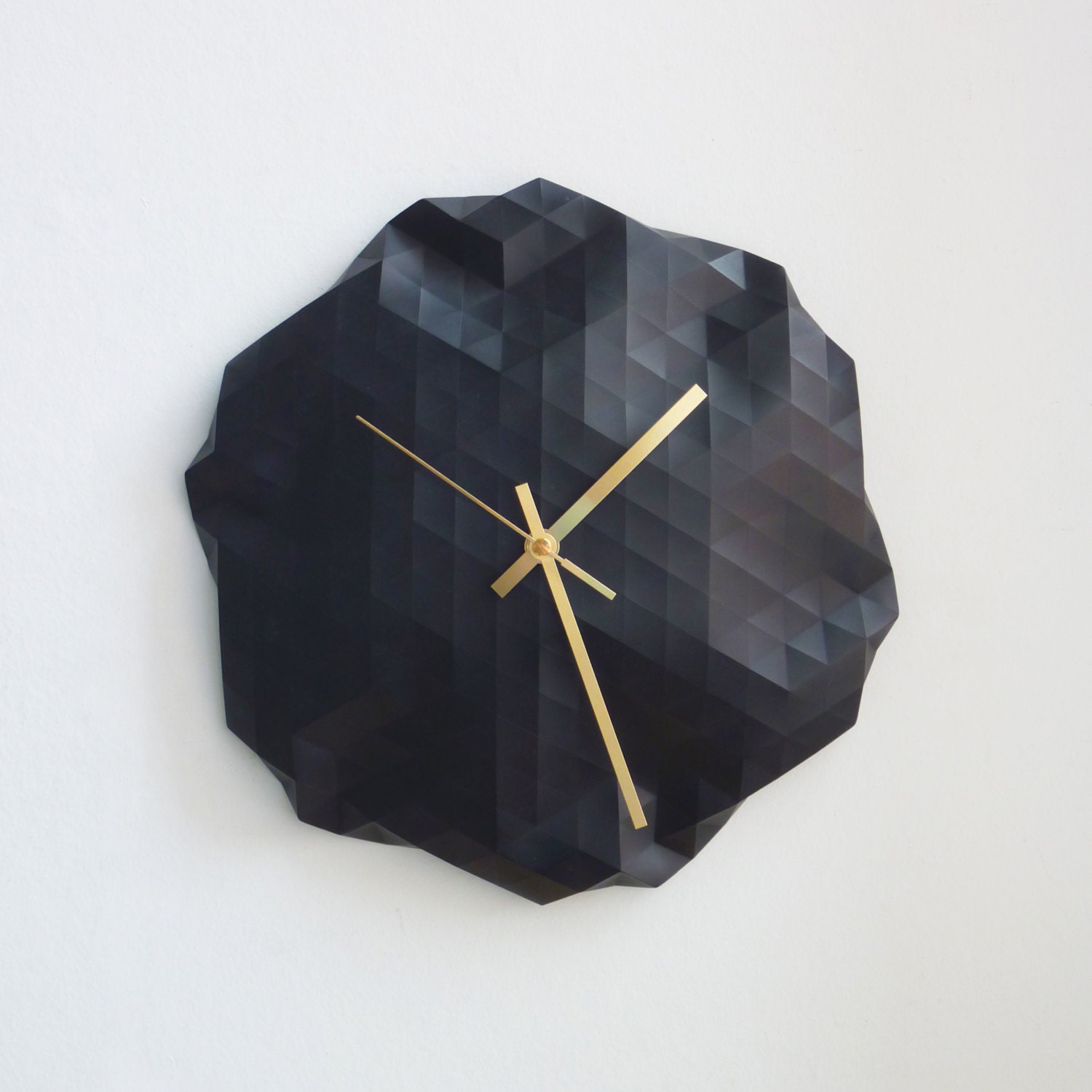 Faceted Wall Clock