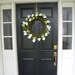 Green and White Tulip Spring Summer Wreath