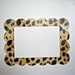 refridgerator magnet, locker magnet, photo frame magnet, leopard print frame