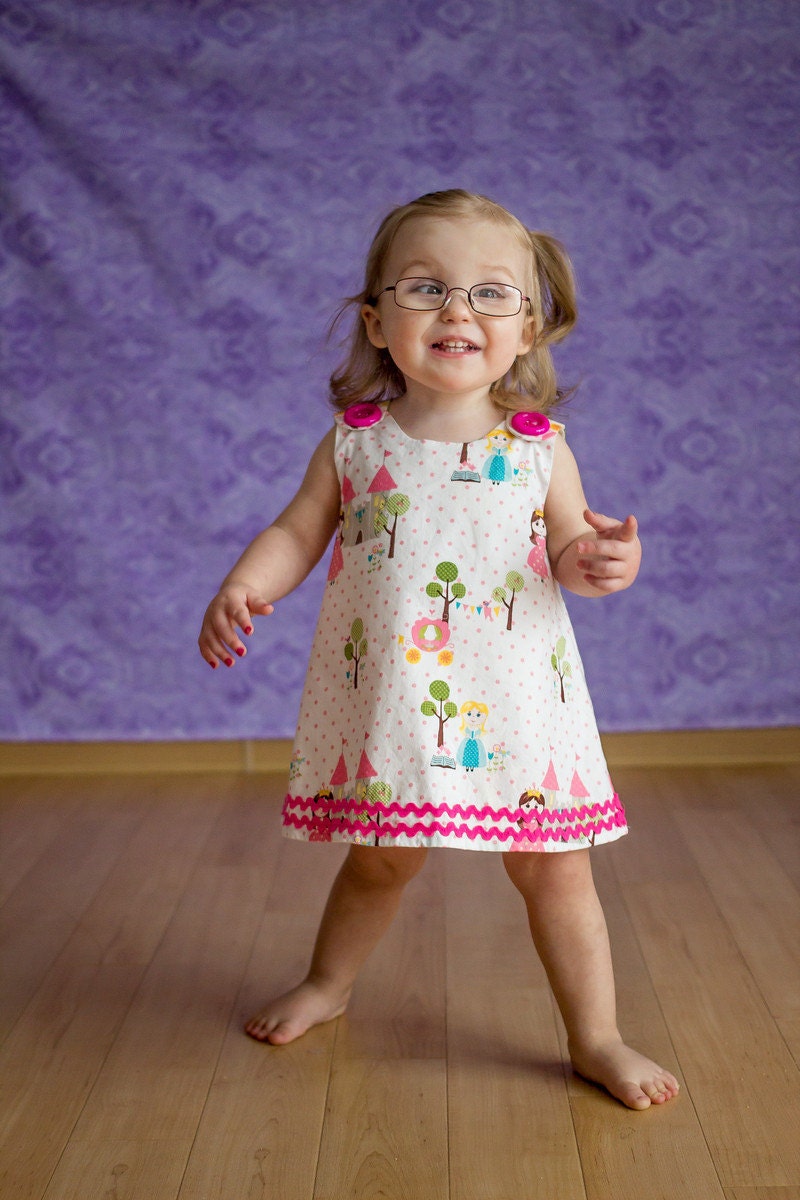 Happy Ever After - Princess Dress - Disney - Children Clothing - Etsy Kids - Etsy Baby - Girls Clothing Pattern - Girls Dress - 3M to  4T