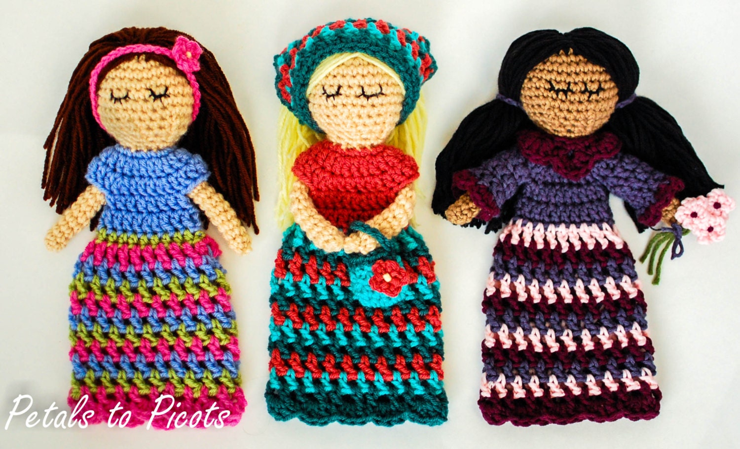 Immediate Download - Customizable Doll Crochet Pattern With Lots of Extras