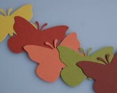 Die Cut Butterfly - Spice Market Collection - 20 pieces