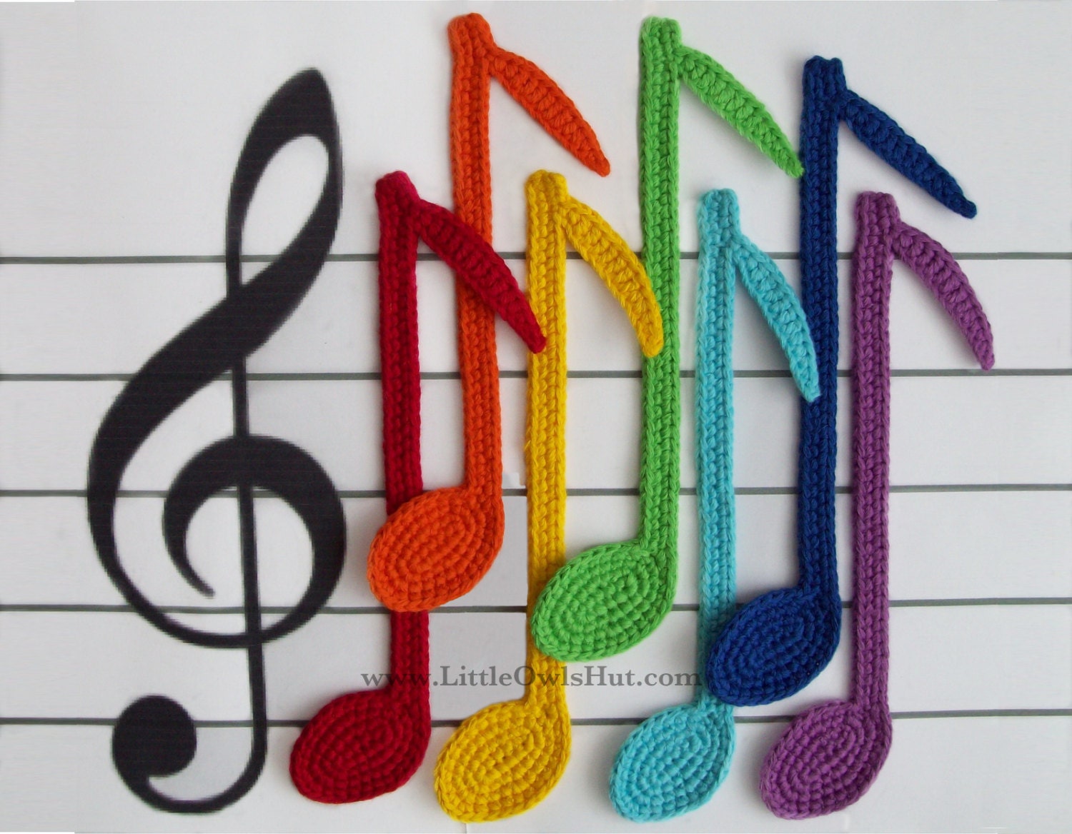 Notes Bookmark Crochet Pattern PDF file (Instant download)