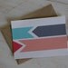 Ribbons & Arrows - Set of 4 Blank Cards