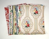 Vintage Wallpaper Sample Collage Pack (12 Sheets, 8 1/2 in. x 10 1/2 in.)