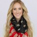 Vintage American Flag Infinity Scarf Patriotic July 4th Scarves Red White & Blue INFINITY FLAG Scarf Memorial Day Wear (SCF-FLAG1)