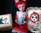 Monster High Operetta Doll OOAK Custom Repaint- Little Red Ridding Hood with Wolf