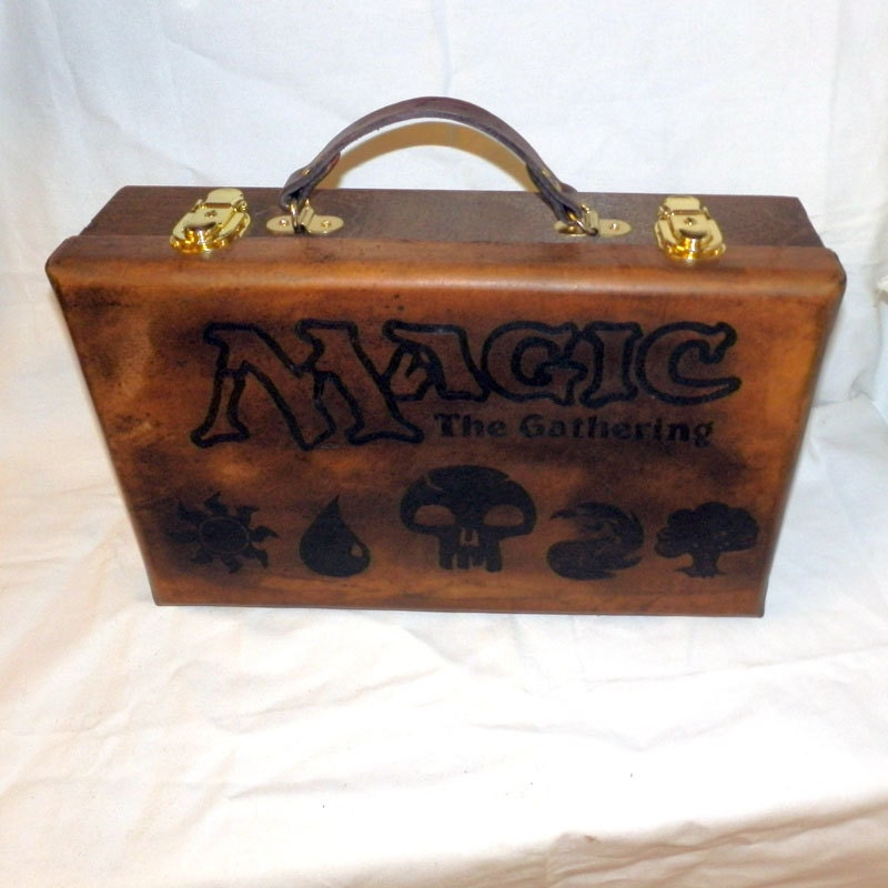 Reserved for Karate333 The Magic Suitcase Deck Box holds 12 Standard Sized Decks plus Playmat
