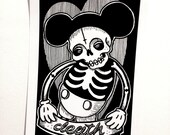Disney Death Graffiti Print