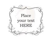 19 Doodle Floral Frames Leafy Borders Digital Frames Spring Flower Bird Garden Clip Art Cute Stylish Modern Illustration Hand Drawn 10464