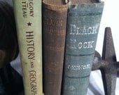 Vintage/Antique Book Bundle Shades of Green
