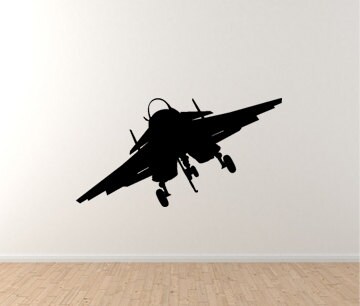 Fighter Jet Vinyl Wall Decal