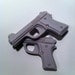 Gun Solid Chocolates. One dozen. Made to Order.