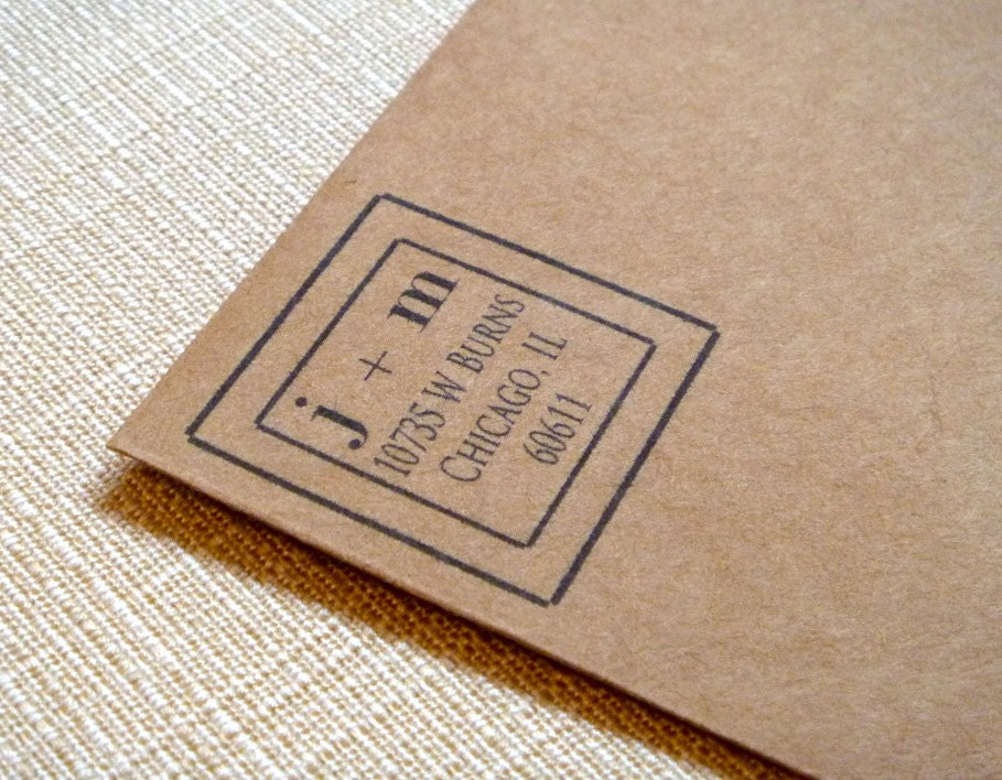 Custom Return Address Stamp