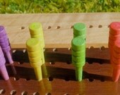 Cribbage Pegs: Set of 6 Wooden Pegs