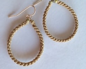 Polynesian Roping 14kt Gold fill Earrings