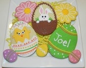 12 Personalized Easter Cookies in Gift Box