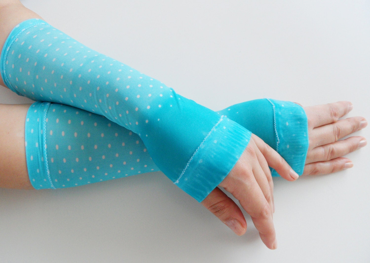 Fingerles gloves, Holiday gifts - Turquaz fingerless gloves, Spring trends, flowers, branches, patterned arm warmers - stempunk, Victorian,