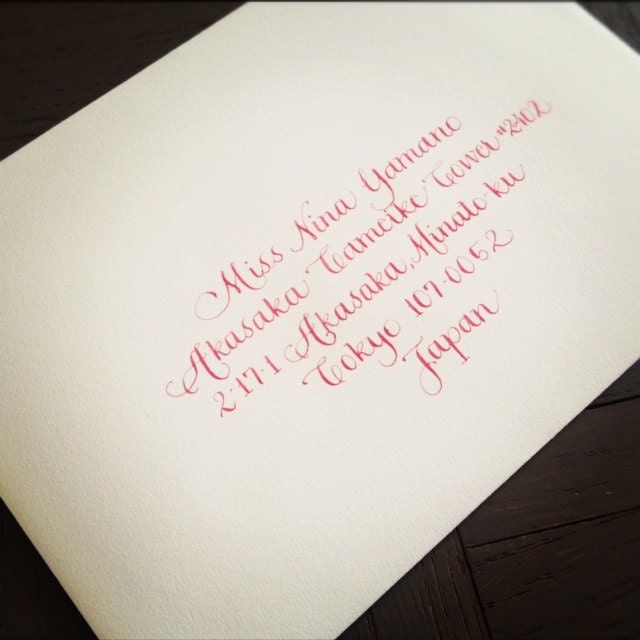 Wedding Calligraphy Envelope Addressing