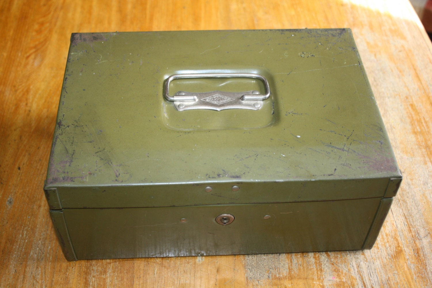 Green Industrial Metal Box