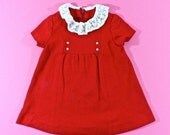 Vintage Kids Girls Valentines Day Dress size 18 - 24mos