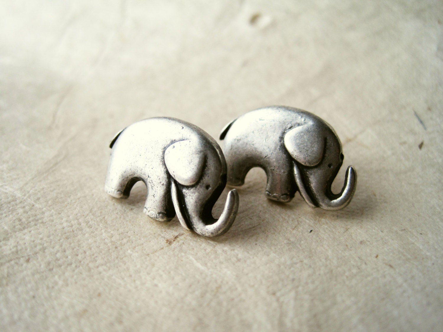 Elephant Earrings Silver Elephant Studs. Cute Animal Earrings. Good Luck, Silver Earrings. Metal Jewelry. Spring Accessories.