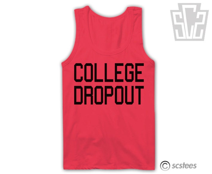 COLLEGE Dropout Tank Top x Singlet 037