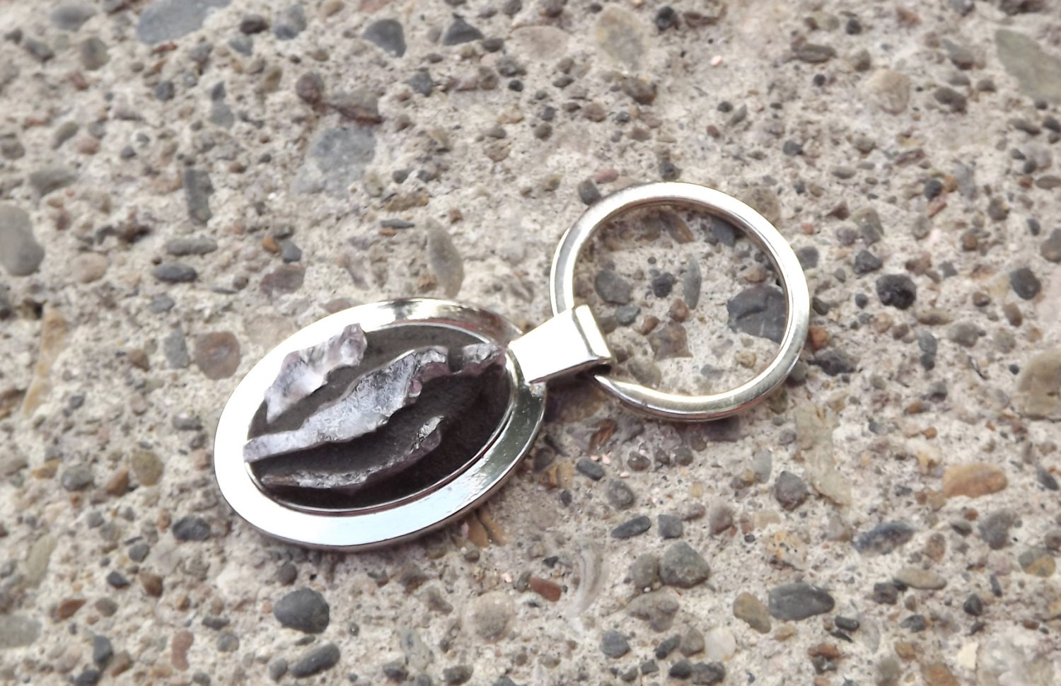 Mosaic Pink Keychain