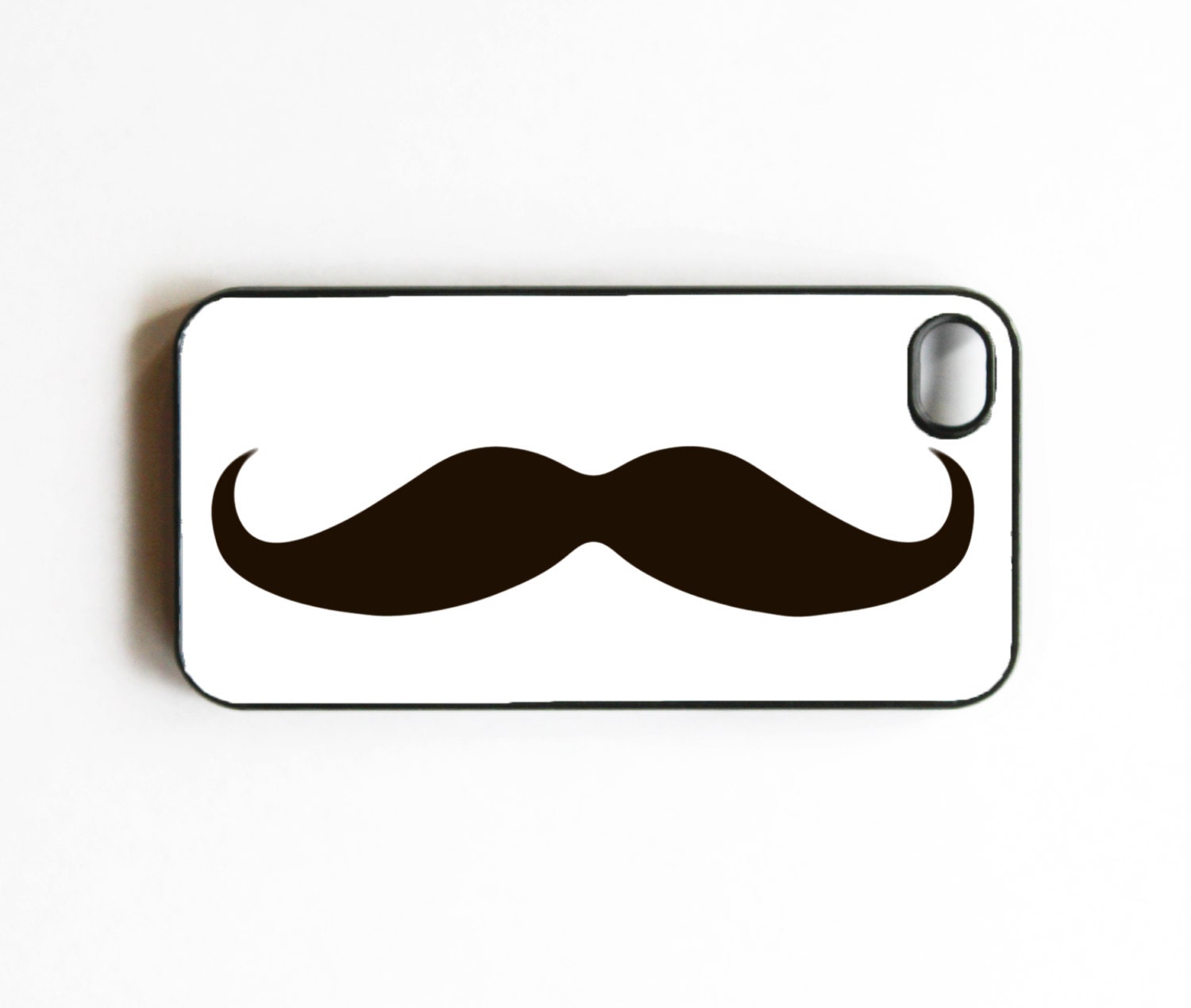 iPhone 4 Case Handlebar Mustache-Black