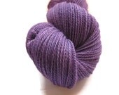 Hand Dyed Yarn, Silk and Wool, Purple