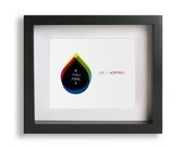 Til The World Ends / Britney Spears - Music Lyric Art Print - home decor, wall decor, unique art, gift idea, birthday gift, rain drop