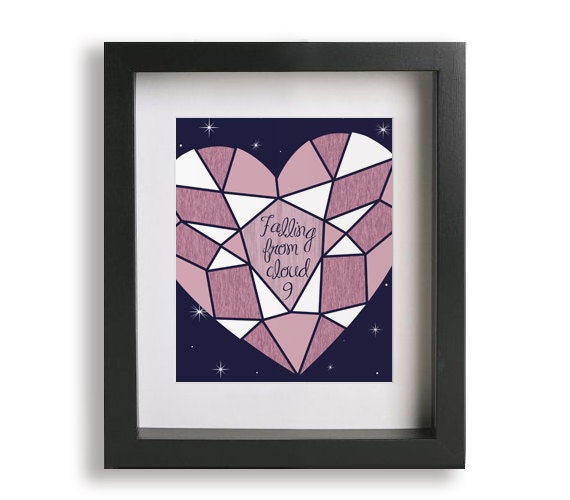 Wide Awake / Katy Perry - Music Lyric Art Print - home decor, wall decor, unique art, gift idea, heart, valentine, valentines gift