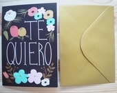 valentine's day card - Greeting Card - Note Card - Cards