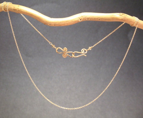 Necklace Fine link chain  22"