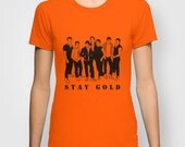 Mens and Womens T Shirts, 'THE OUTSIDERS' American Apparel T-Shirt by Jazzberry Blue