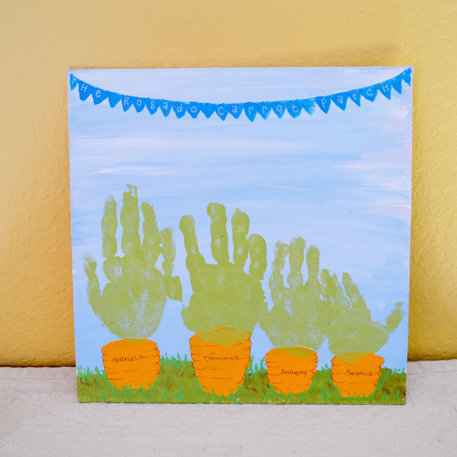 Easter Carrots Handprint Kit  - 12x12