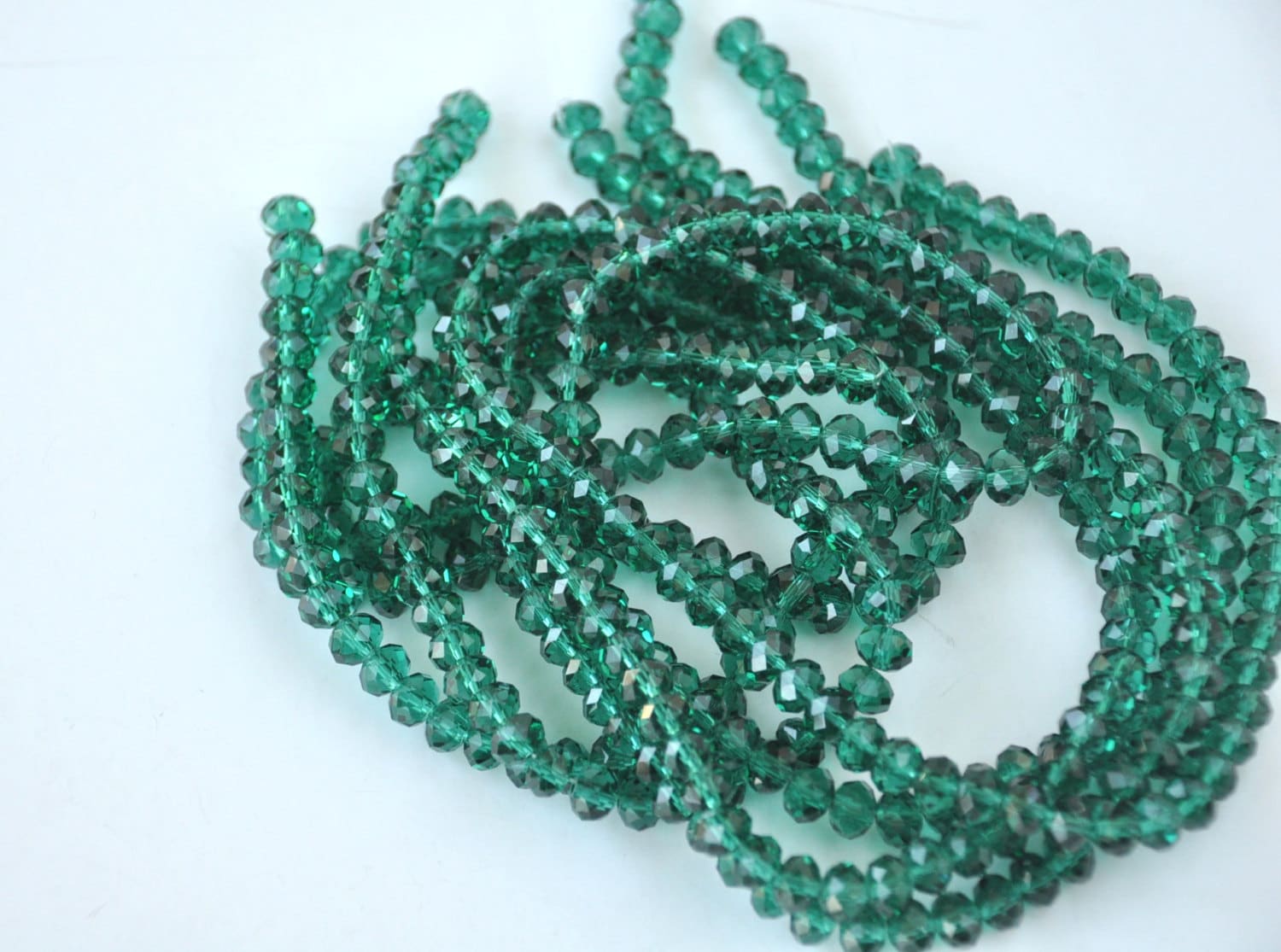 coupon codes bright %10   crystal bright green1 strand  jewelery making materials.