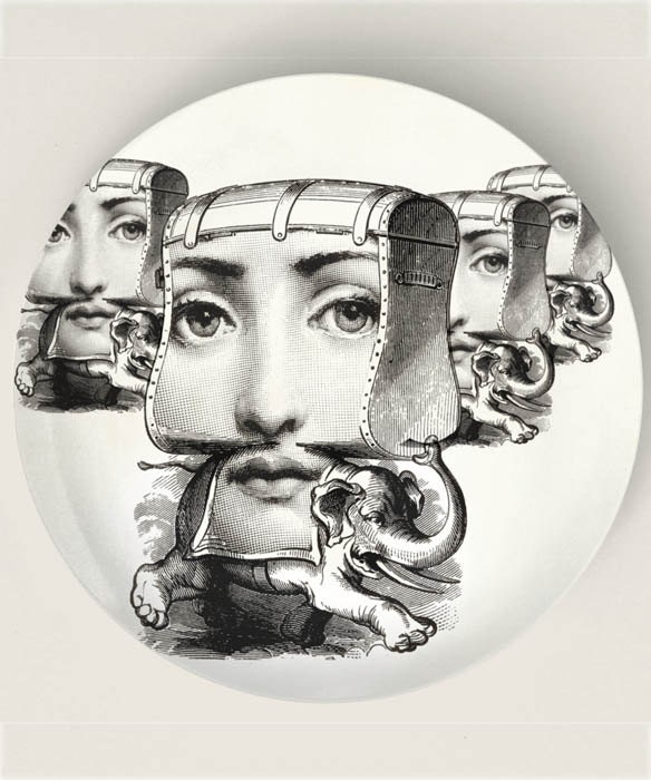 Elephant Trunk  -  10 inch Melamine Plate