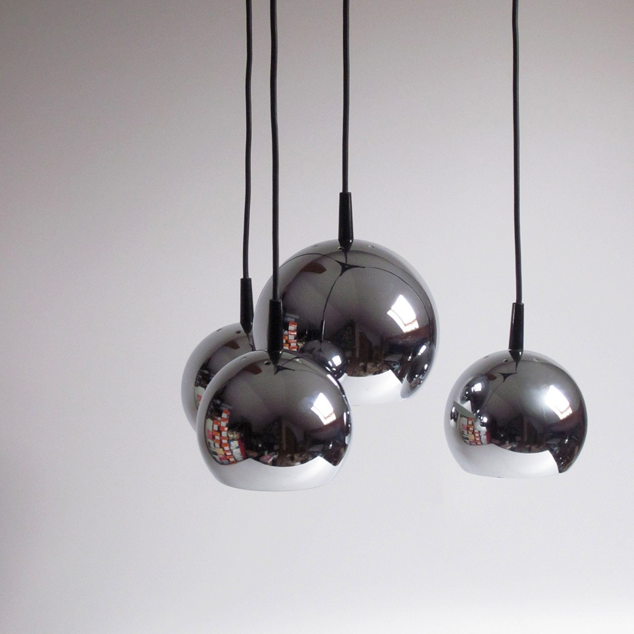 1970s cascading pendant lamp (Germany)