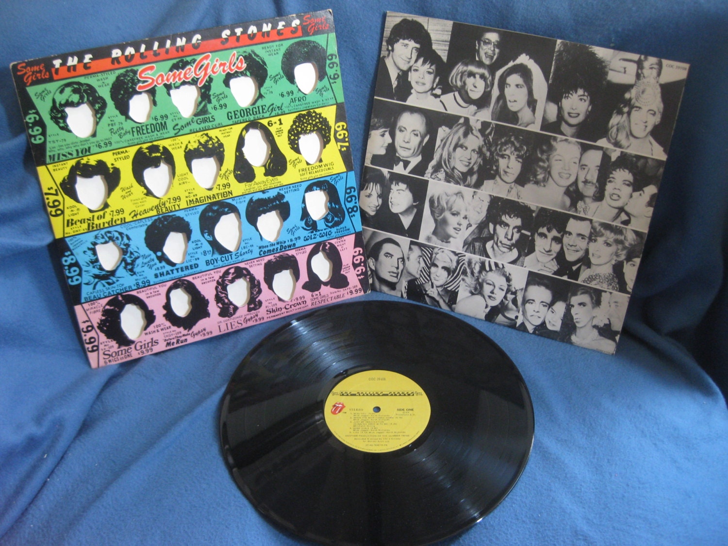 RARE, Rolling Stones - "Some Girls", Vinyl LP, Record Album, Original With Banned Celebrity Cover, Miss You, Beast Of Burden