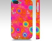 SWIZZLE STICK iPhone Case, iPhone 4 or 5 Case, iPhone 4s Cover, High Quality, Colorful Original Abstract Painting Design