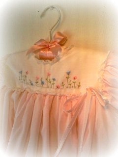 Vintage Pink Dress Baby Girls